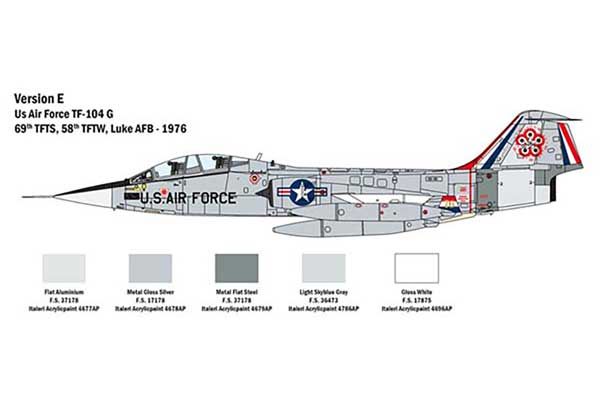 TF-104 G Starfighter (ITALERI 2509) 1/32