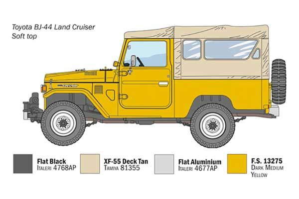 Toyota BJ44 Land Cruiser (ITALERI 3630) 1/24