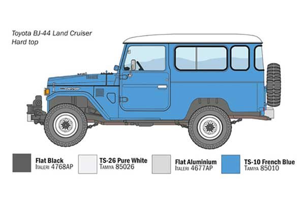 Toyota BJ44 Land Cruiser (ITALERI 3630) 1/24