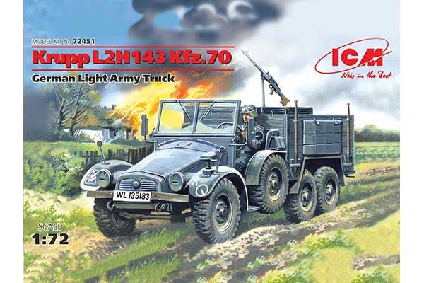 Krupp L2H143 Kfz.70 (ICM 72451) 1/72 Krupp L2H143 Kfz.70 (ICM 72451) 1/72