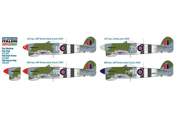 Typhoon Mk.Ib late (ITALERI 2734) 1/48