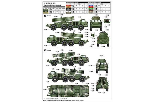 "Ураган" 9К57 (БМ-27) (Trumpeter 01026) 1/35