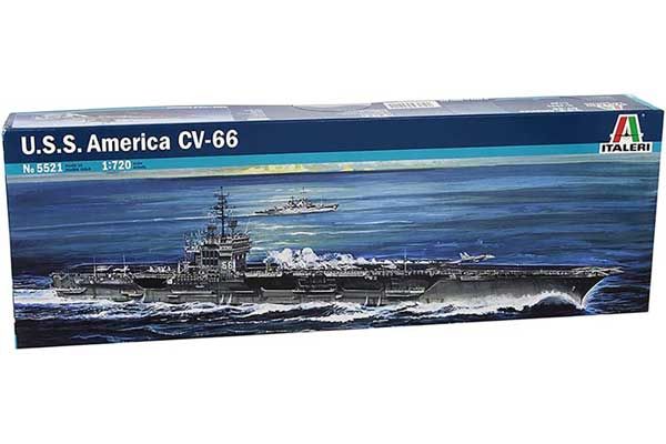 U.S.S. AMERICA (ITALERI 5521) 1/720