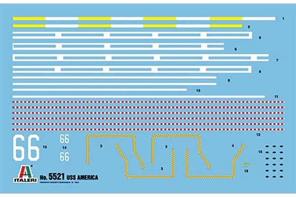 U.S.S. AMERICA (ITALERI 5521) 1/720