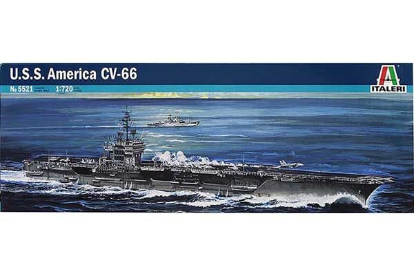 U.S.S. AMERICA (ITALERI 5521) 1/720