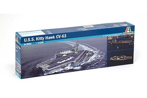 USS Kitty Hawk CV - 63 (ITALERI 5522) 1/720