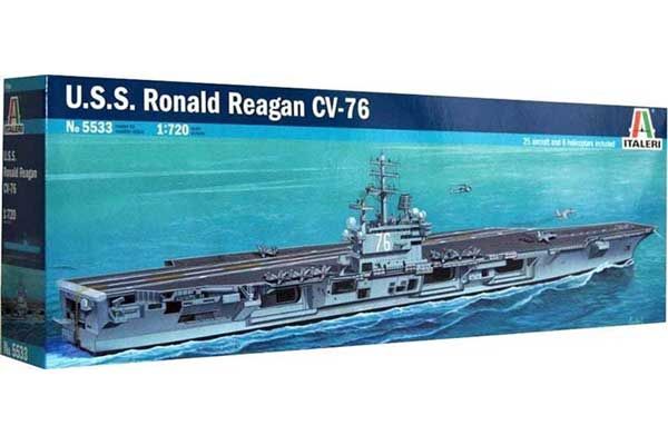 U.S.S. RONALD REAGAN (ITALERI 5533) 1/720