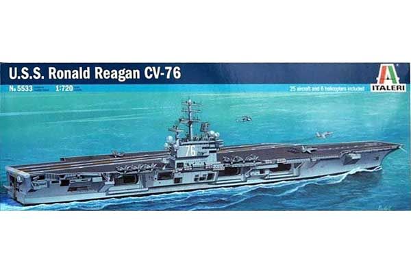 U.S.S. RONALD REAGAN (ITALERI 5533) 1/720