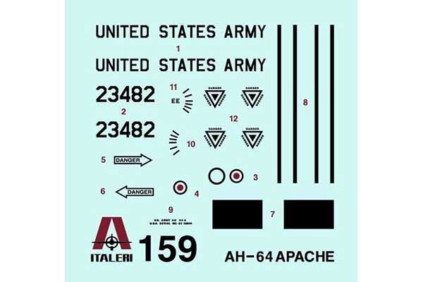 AH-64 Apache (ITALERI 0159) 1/72