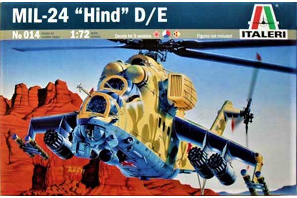 Мі-24 (Mil-24 Hind D / E) (ITALERI 0014) 1/72