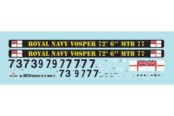 Vosper 72’6” MTB 77 (ITALERI 5610) 1/35