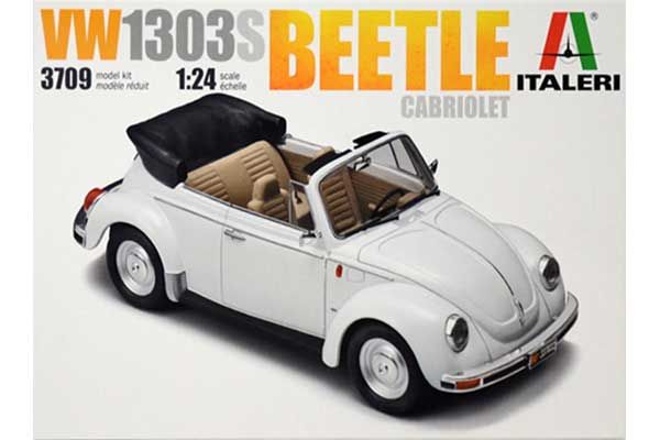 VW1303S Beetle Cabriolet (ITALERI 3709) 1/24 VW1303S Beetle Cabriolet (ITALERI 3709) 1/24