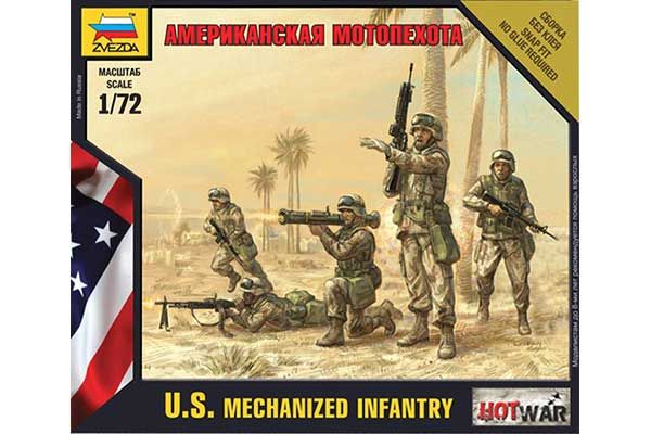 Американская мотопехота (Zvezda 7407) 1/72 Американская мотопехота (Zvezda 7407) 1/72