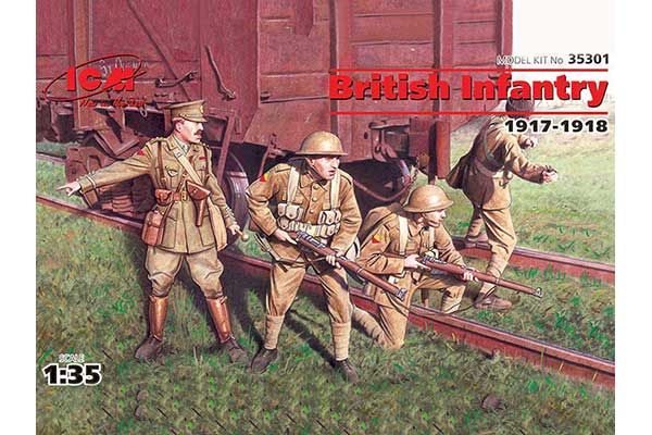 Британська піхота 1917-1918 рр (ICM 35301) 1/35