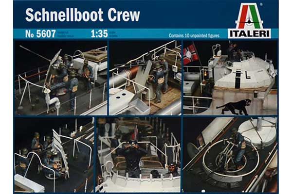 Экипаж торпедного катера Германии (ITALERI 5607) 1/35