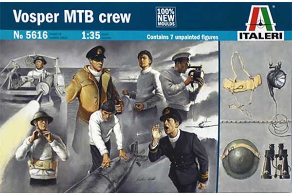 Экипаж торпедного катера Великобритании (ITALERI 5616) 1/35