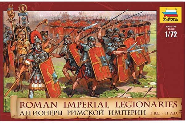 Легионеры римской империи I в. до н.э.-II в. н.э. (ZVEZDA 8043) 1/72 Легионеры римской империи I в. до н.э.-II в. н.э. (ZVEZDA 8043) 1/72