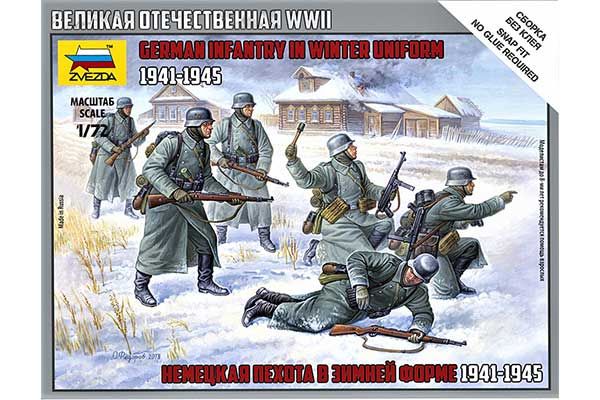 Німецька піхота в зимовій формі 1941-1945 рр (ZVEZDA 6198) 1/72