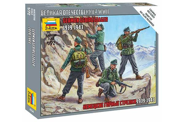 Немецкие горные стрелки 1939-1943 (ZVEZDA 6154) 1/72