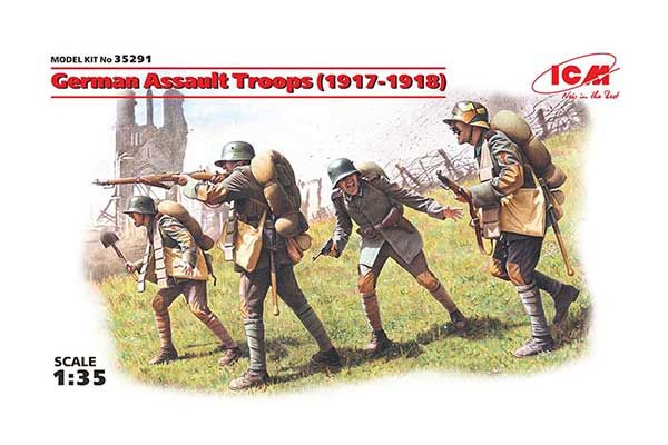 Немецкие штурмовые части 1917-1918 гг (ICM 35291) 1/35