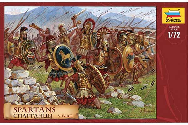 Спартанцы V-IV вв. до н.э. (ZVEZDA 8068) 1/72 Спартанцы V-IV вв. до н.э. (ZVEZDA 8068) 1/72