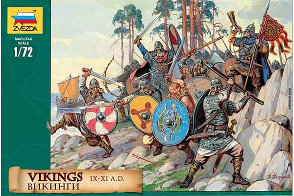 Викинги IX-XI вв. н.э. (ZVEZDA 8046) 1/72 Викинги IX-XI вв. н.э. (ZVEZDA 8046) 1/72