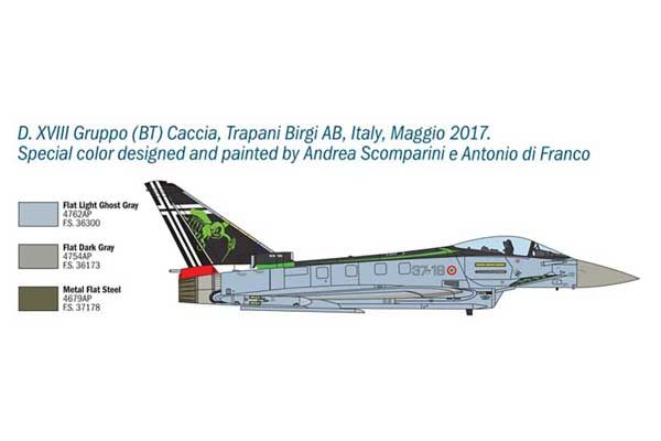 Eurofighter Typhoon EF-2000 (ITALERI 1406) 1/72