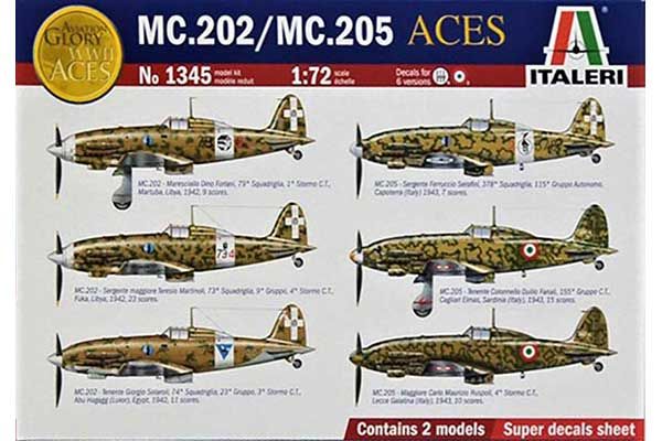 MC.202/MC.205 (ITALERI 1345) 1/72