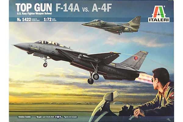 "Top Gun" F-14A vs A-4F (ITALERI 1422) 1/72