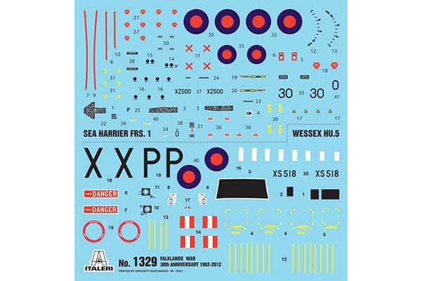 Wessex UH.5 / Sea Harrier FRS.1 (ITALERI 1329) 1/72