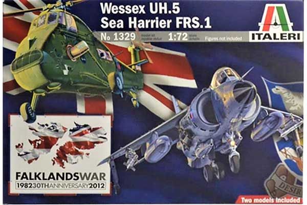 Wessex UH.5 / Sea Harrier FRS.1 (ITALERI 1329) 1/72