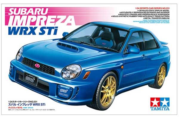 Subaru Impreza WRX Sti (Tamiya 24231) 1/24