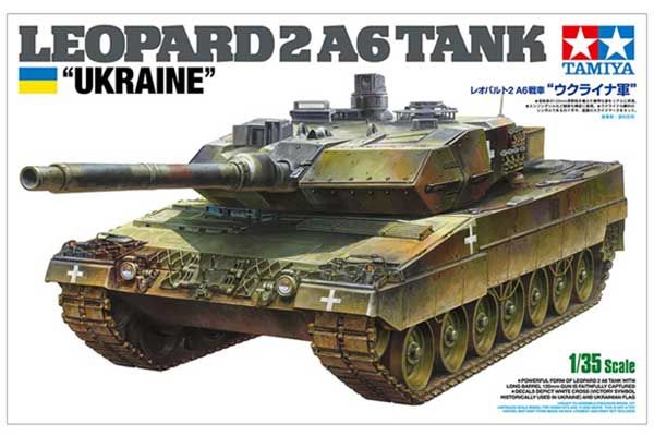 Leopard 2 A6 Ukraine (Tamiya 25207) 1/35 Leopard 2 A6 Ukraine (Tamiya 25207) 1/35