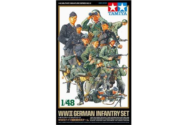 Немецкая пехота 2МВ (Tamiya 32512) 1/48 Немецкая пехота 2МВ (Tamiya 32512) 1/48