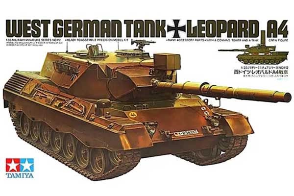 Западно-немецкий Leopard A4 (Tamiya 35112) 1/35 Западно-немецкий Leopard A4 (Tamiya 35112) 1/35