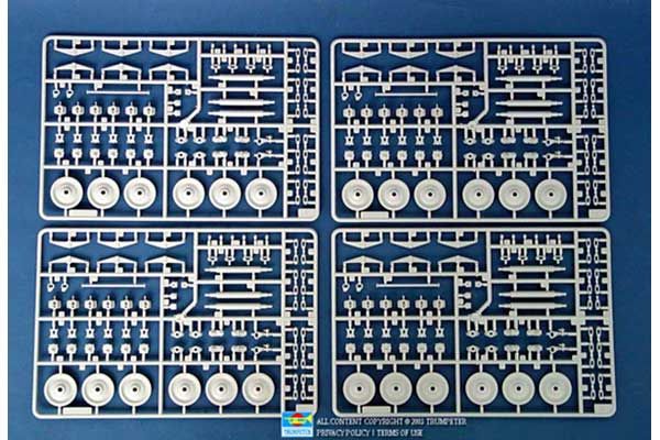 280мм K5(E) Leopold - немецкое железнодорожное орудие (TRUMPETER 00207) 1/35