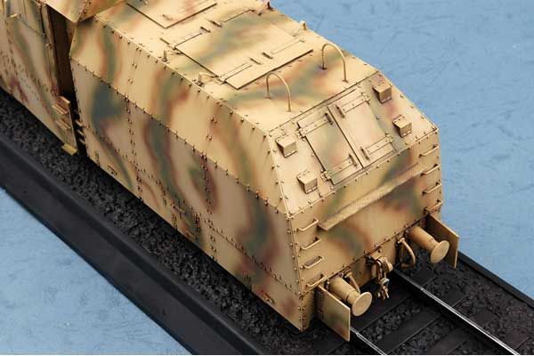 Panzerlok BR57 - бронированный локомотив (TRUMPETER 00219) 1/35