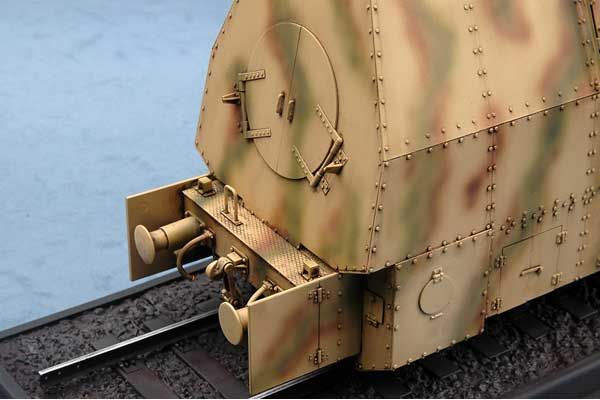 Panzerlok BR57 - бронированный локомотив (TRUMPETER 00219) 1/35