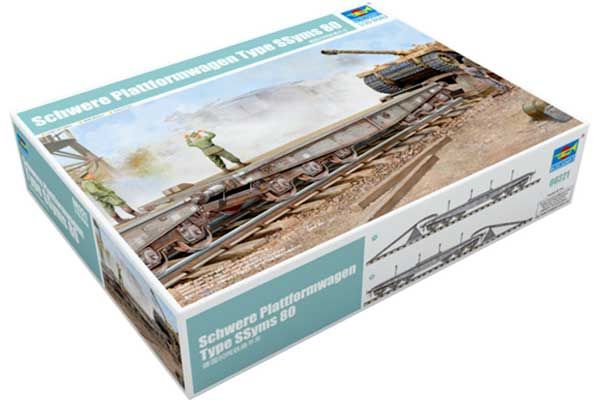 Schwere Plattformwagen Type SSyms 80 (TRUMPETER 00221) 1/35