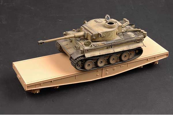 Schwere Plattformwagen Type SSyms 80 (TRUMPETER 00221) 1/35