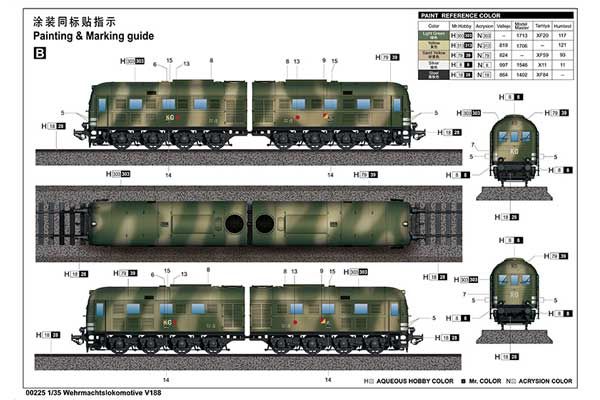 Wehrmachtslokomotive V188 (Trumpeter 00225) 1/35