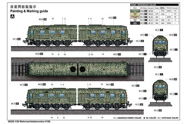 Wehrmachtslokomotive V188 (Trumpeter 00225) 1/35