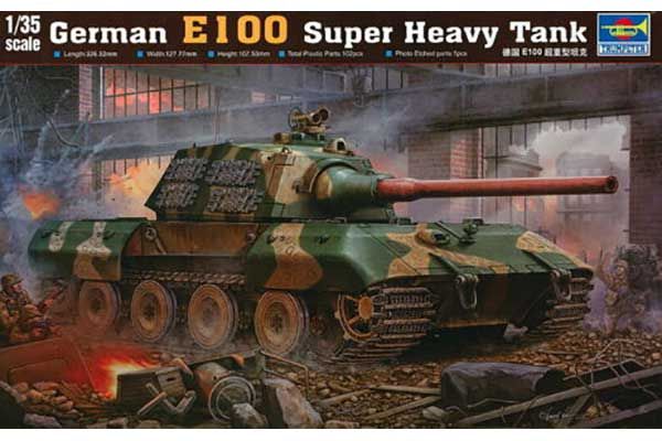 E 100 - немецкий сверхтяжелый танк (TRUMPETER 00384) 1/35 E 100 - немецкий сверхтяжелый танк (TRUMPETER 00384) 1/35