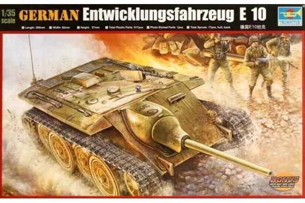 Entwicklungsfahrzeug E 10 Hetzer (Trumpeter 00385) 1/35