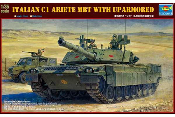 C1 Ariete з посиленим бронюванням (Trumpeter 00394) 1/35