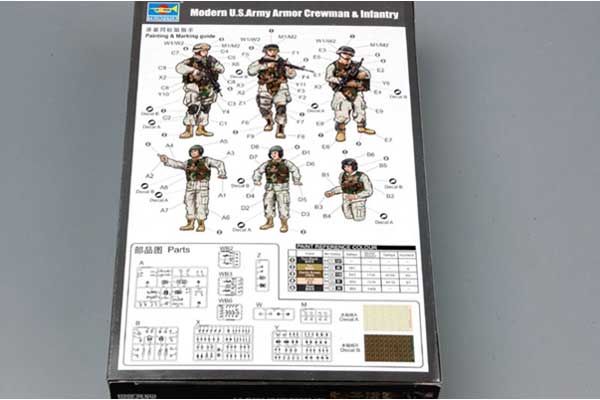 Экипаж бронемашины и пехота США (Trumpeter 00424) 1/35