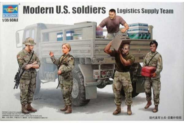Современные солдаты США – Группа материально-технического обеспечения (Trumpeter 00429) 1/35 Современные солдаты США – Группа материально-технического обеспечения (Trumpeter 00429) 1/35