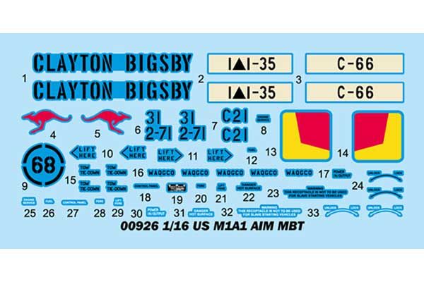 US M1A1 AIM MBT (Trumpeter 00926) 1/16