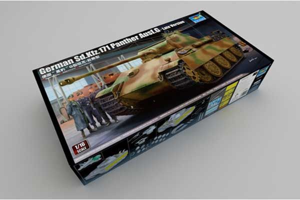 Sd.Kfz.171 Panther Ausf.G - поздняя версия (Trumpeter 00929) 1/16