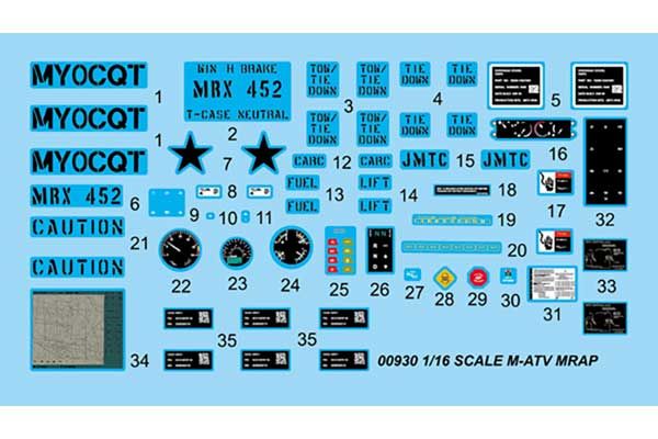 US M-ATV MRAP (Trumpeter 00930) 1/16